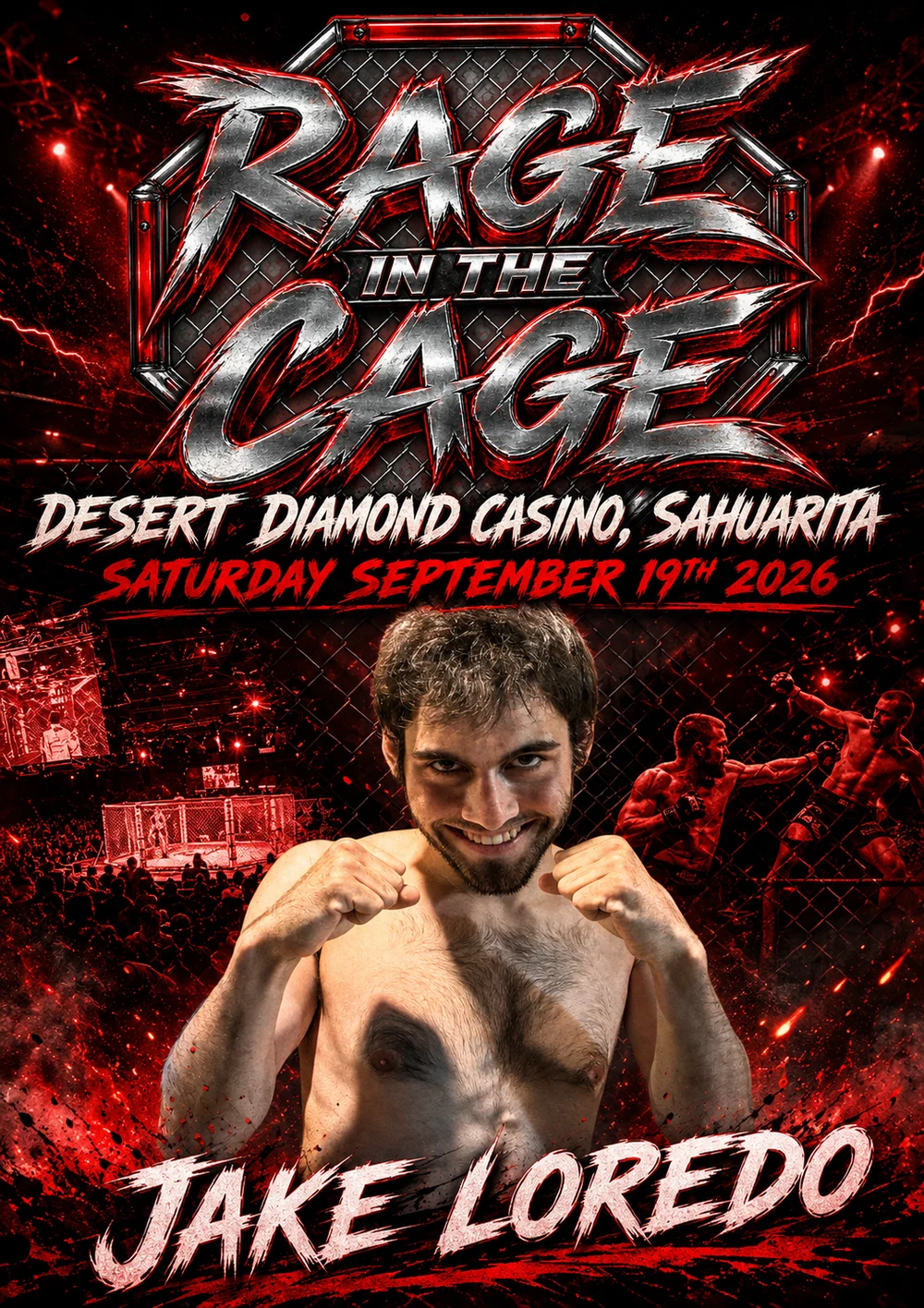 Jake Loredo - Rage in the Cage September 19, 2026